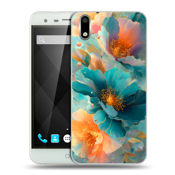 Пластиковый чехол на Ulefone Paris с принтом Цветы Пластиковый чехол на Ulefone Paris с принтом Цветы