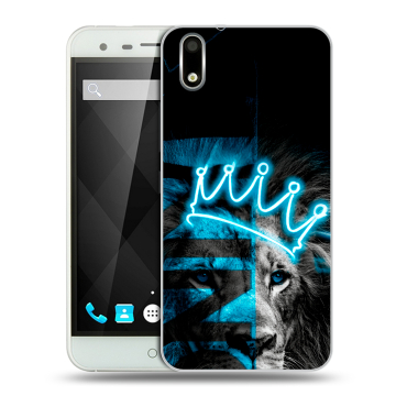 Пластиковый чехол на Ulefone Paris с принтом Король лев Пластиковый чехол на Ulefone Paris с принтом Король лев
