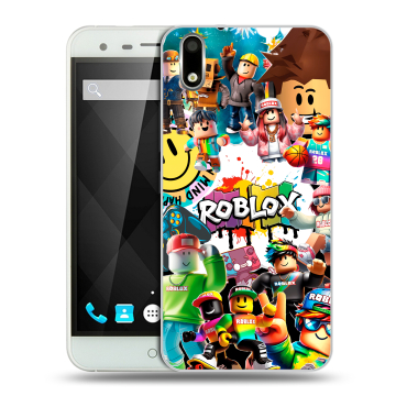 Пластиковый чехол на Ulefone Paris с принтом Roblox Роблокс Пластиковый чехол на Ulefone Paris с принтом Roblox Роблокс