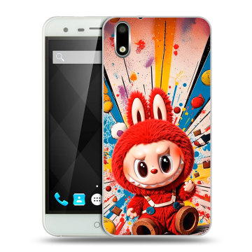 Пластиковый чехол на Ulefone Paris с принтом Labubu Лабубу Пластиковый чехол на Ulefone Paris с принтом Labubu Лабубу