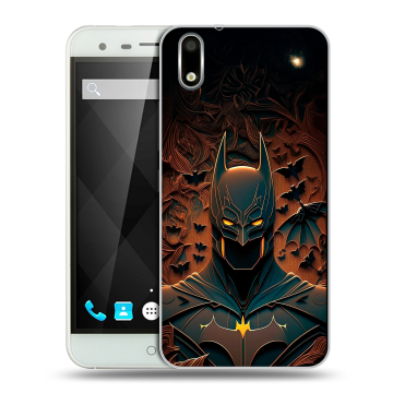 Пластиковый чехол на Ulefone Paris с принтом Batman Бэтмен Пластиковый чехол на Ulefone Paris с принтом Batman Бэтмен