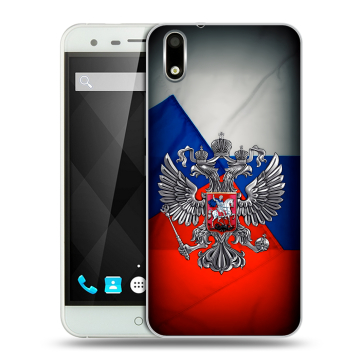 Пластиковый чехол на Ulefone Paris с принтом Флаг России Пластиковый чехол на Ulefone Paris с принтом Флаг России