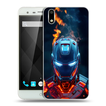 Пластиковый чехол на Ulefone Paris с принтом IronMan Железный человек Пластиковый чехол на Ulefone Paris с принтом IronMan Железный человек