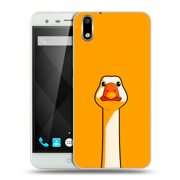 Пластиковый чехол на Ulefone Paris с принтом Смешная утка Пластиковый чехол на Ulefone Paris с принтом Смешная утка