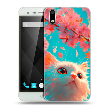 Пластиковый чехол на Ulefone Paris с принтом Красивый кот Пластиковый чехол на Ulefone Paris с принтом Красивый кот