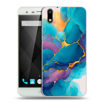 Пластиковый чехол на Ulefone Paris с принтом Мрамор блестки Пластиковый чехол на Ulefone Paris с принтом Мрамор блестки