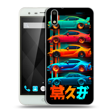Пластиковый чехол на Ulefone Paris с принтом машины тачки Пластиковый чехол на Ulefone Paris с принтом машины тачки