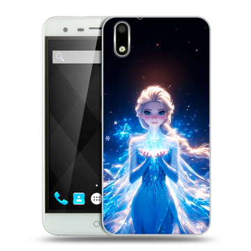 Пластиковый чехол на Ulefone Paris с принтом Холодное сердце Frozen Пластиковый чехол на Ulefone Paris с принтом Холодное сердце Frozen