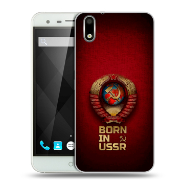 Пластиковый чехол на Ulefone Paris с принтом Флаг Герб СССР Пластиковый чехол на Ulefone Paris с принтом Флаг Герб СССР