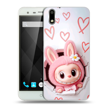 Пластиковый чехол на Ulefone Paris с принтом Labubu Лабубу Пластиковый чехол на Ulefone Paris с принтом Labubu Лабубу
