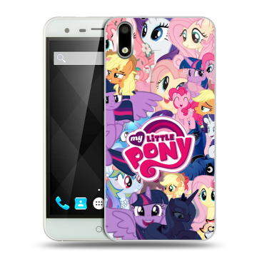 Пластиковый чехол на Ulefone Paris с принтом My little pony Дружба чудо Пластиковый чехол на Ulefone Paris с принтом My little pony Дружба чудо