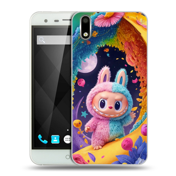 Пластиковый чехол на Ulefone Paris с принтом Labubu Лабубу Пластиковый чехол на Ulefone Paris с принтом Labubu Лабубу