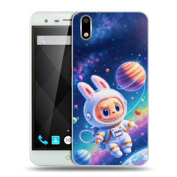 Пластиковый чехол на Ulefone Paris с принтом Labubu Лабубу Пластиковый чехол на Ulefone Paris с принтом Labubu Лабубу