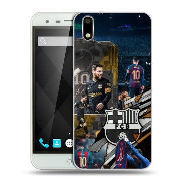 Пластиковый чехол на Ulefone Paris с принтом Messi Barcelona Пластиковый чехол на Ulefone Paris с принтом Messi Barcelona