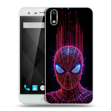 Пластиковый чехол на Ulefone Paris с принтом Spiderman Человек паук Пластиковый чехол на Ulefone Paris с принтом Spiderman Человек паук