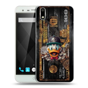 Пластиковый чехол на Ulefone Paris с принтом Дональд Дак Доллар Пластиковый чехол на Ulefone Paris с принтом Дональд Дак Доллар