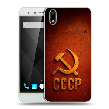 Пластиковый чехол на Ulefone Paris с принтом Флаг Герб СССР Пластиковый чехол на Ulefone Paris с принтом Флаг Герб СССР