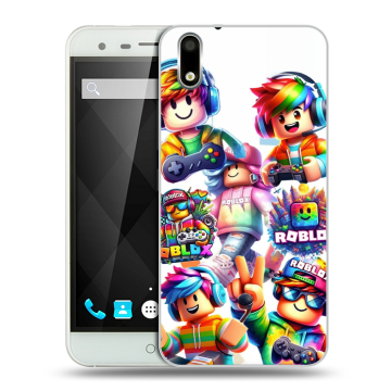 Пластиковый чехол на Ulefone Paris с принтом Roblox Роблокс Пластиковый чехол на Ulefone Paris с принтом Roblox Роблокс