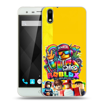 Пластиковый чехол на Ulefone Paris с принтом Roblox Роблокс Пластиковый чехол на Ulefone Paris с принтом Roblox Роблокс