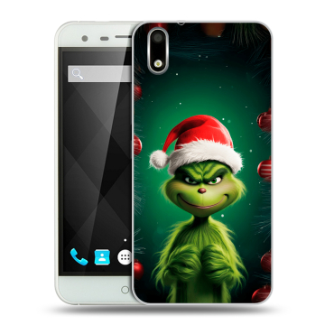 Пластиковый чехол на Ulefone Paris с принтом Гринч Новый год Рождество Пластиковый чехол на Ulefone Paris с принтом Гринч Новый год Рождество