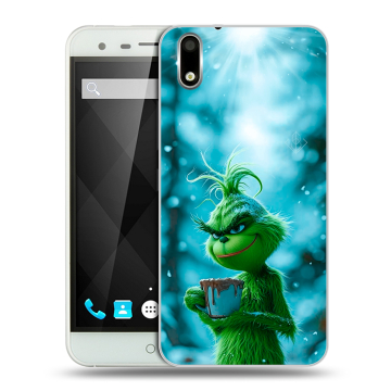 Пластиковый чехол на Ulefone Paris с принтом Новый год гринч Пластиковый чехол на Ulefone Paris с принтом Новый год гринч