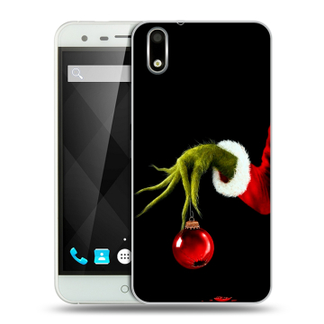 Пластиковый чехол на Ulefone Paris с принтом Новый год Гринч Пластиковый чехол на Ulefone Paris с принтом Новый год Гринч