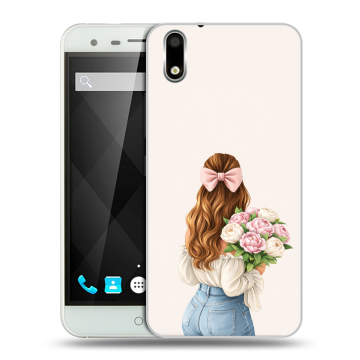 Пластиковый чехол на Ulefone Paris с принтом женский Пластиковый чехол на Ulefone Paris с принтом женский