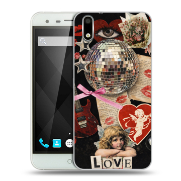 Пластиковый чехол на Ulefone Paris с принтом для девочек Пластиковый чехол на Ulefone Paris с принтом для девочек