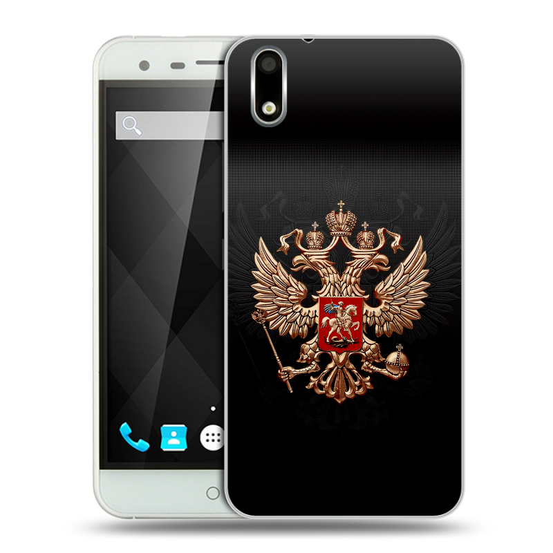 Пластиковый чехол на Ulefone Paris с принтом Герб России Пластиковый чехол на Ulefone Paris с принтом Герб России