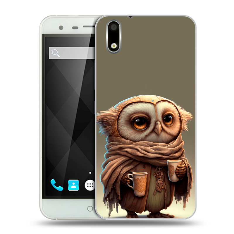 Пластиковый чехол на Ulefone Paris с принтом Сова Пластиковый чехол на Ulefone Paris с принтом Сова