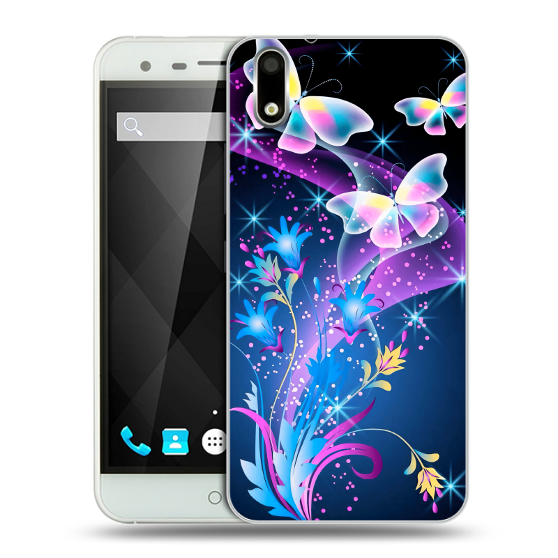 Пластиковый чехол на Ulefone Paris с принтом Бабочки Пластиковый чехол на Ulefone Paris с принтом Бабочки