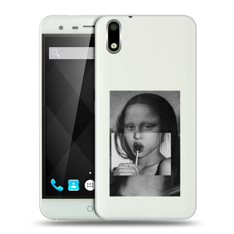 Пластиковый чехол на Ulefone Paris с принтом Мона Лиза Пластиковый чехол на Ulefone Paris с принтом Мона Лиза