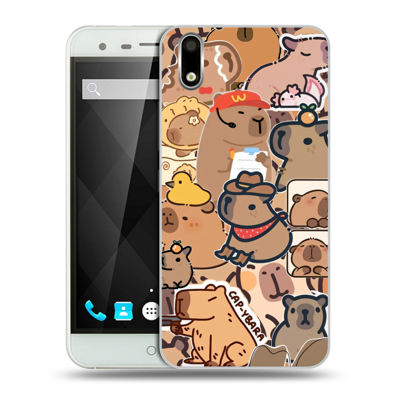 Пластиковый чехол на Ulefone Paris с принтом капибара Пластиковый чехол на Ulefone Paris с принтом капибара