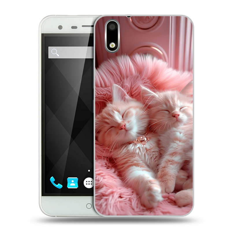 Пластиковый чехол на Ulefone Paris с принтом котята котики Пластиковый чехол на Ulefone Paris с принтом котята котики