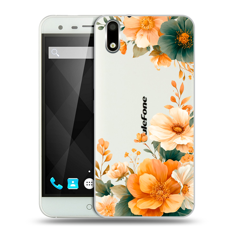 Пластиковый чехол на Ulefone Paris с принтом Цветы принт Пластиковый чехол на Ulefone Paris с принтом Цветы принт