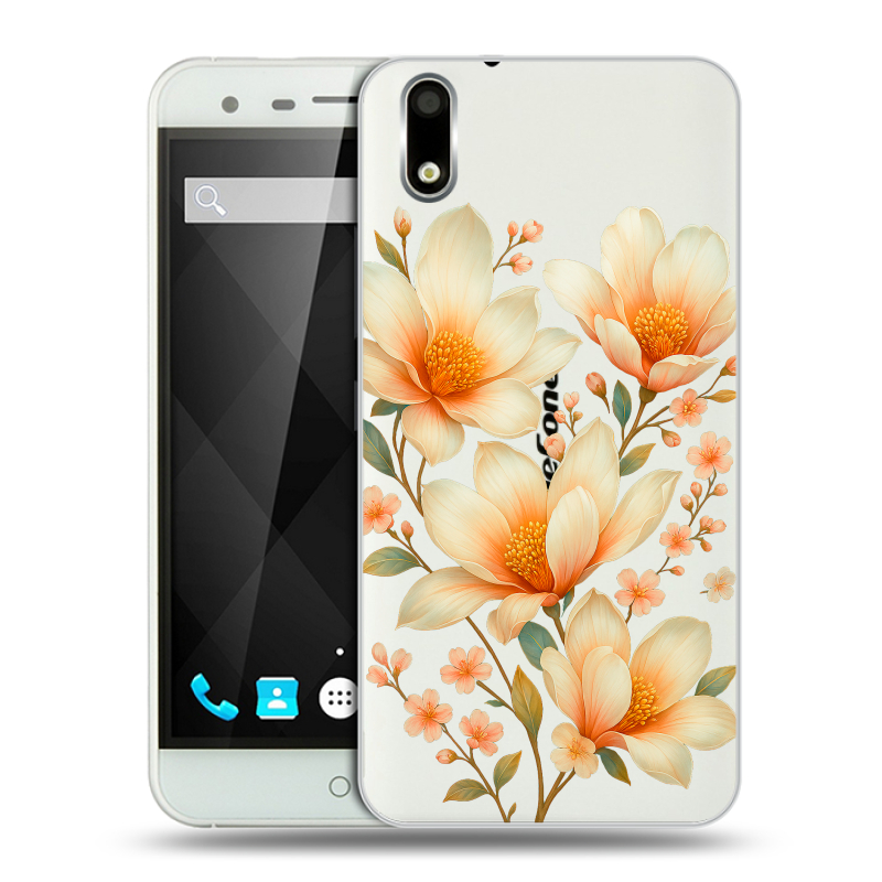 Пластиковый чехол на Ulefone Paris с принтом Цветы Пластиковый чехол на Ulefone Paris с принтом Цветы