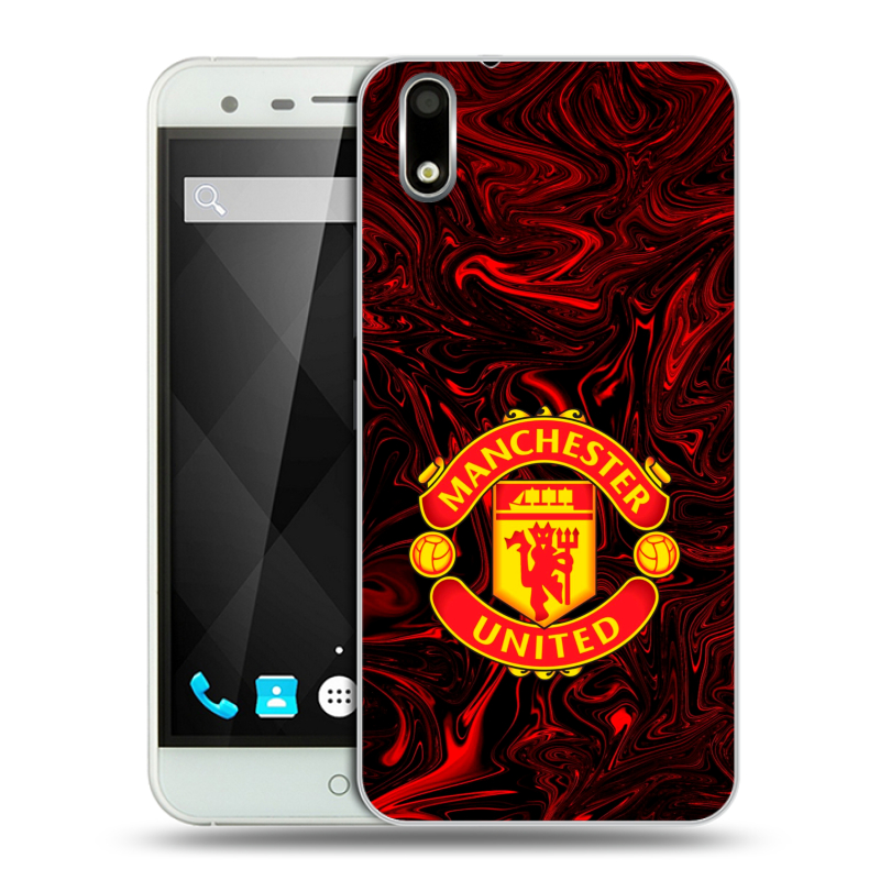 Пластиковый чехол на Ulefone Paris с принтом Manchester United Пластиковый чехол на Ulefone Paris с принтом Manchester United