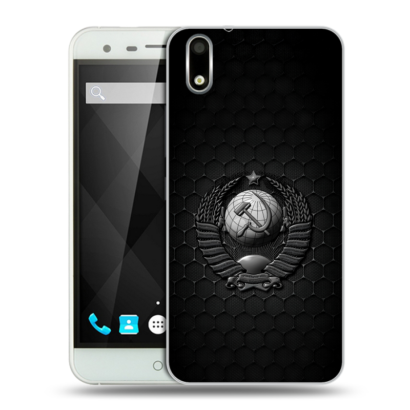 Пластиковый чехол на Ulefone Paris с принтом Герб Флаг СССР Пластиковый чехол на Ulefone Paris с принтом Герб Флаг СССР