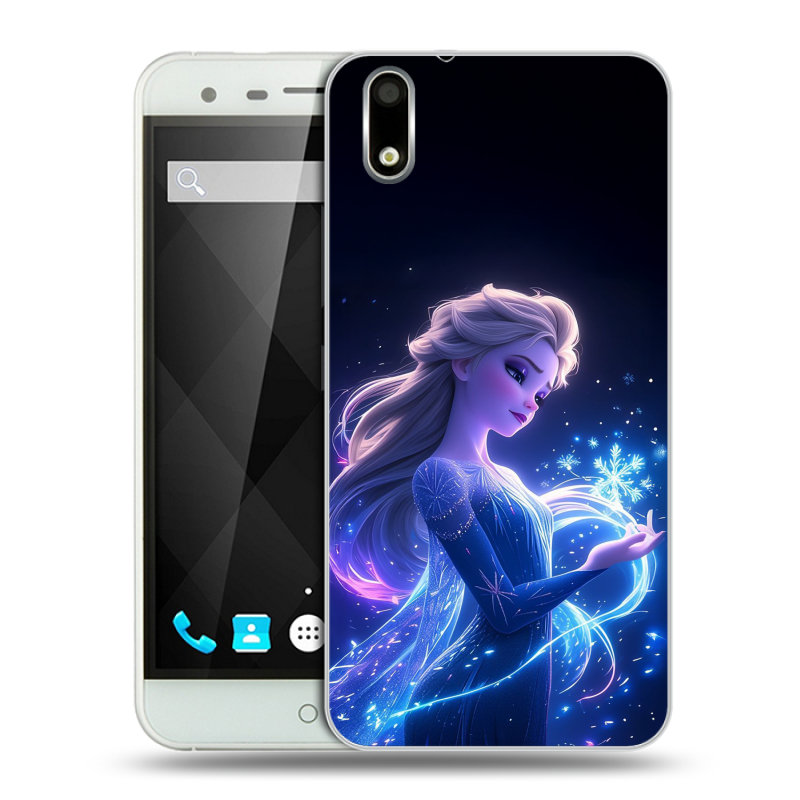 Пластиковый чехол на Ulefone Paris с принтом Холодное сердце Frozen Пластиковый чехол на Ulefone Paris с принтом Холодное сердце Frozen