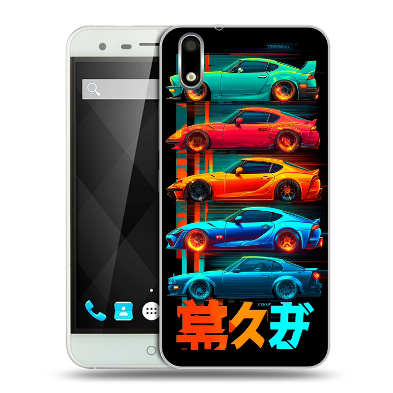 Пластиковый чехол на Ulefone Paris с принтом машины тачки Пластиковый чехол на Ulefone Paris с принтом машины тачки