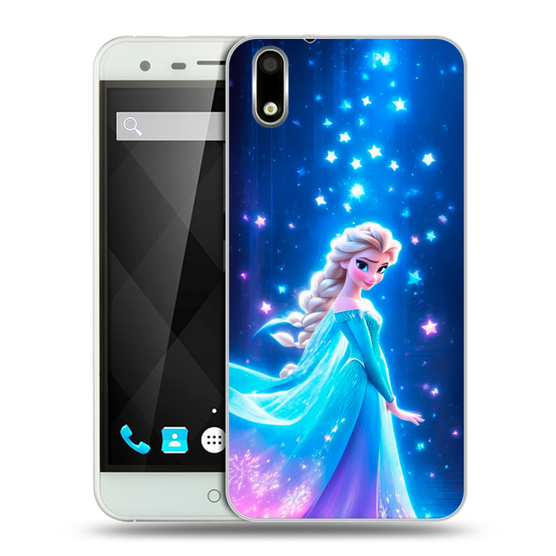 Пластиковый чехол на Ulefone Paris с принтом Холодное сердце Frozen Пластиковый чехол на Ulefone Paris с принтом Холодное сердце Frozen