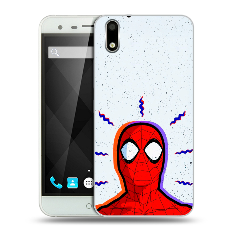 Пластиковый чехол на Ulefone Paris с принтом Spiderman Человек паук Пластиковый чехол на Ulefone Paris с принтом Spiderman Человек паук