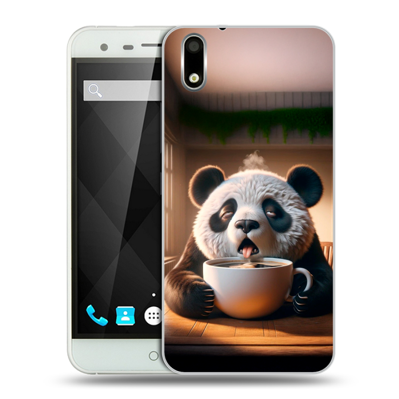 Пластиковый чехол на Ulefone Paris с принтом смешная панда Пластиковый чехол на Ulefone Paris с принтом смешная панда