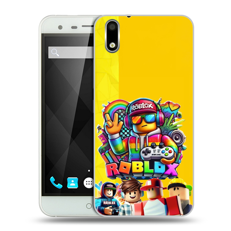 Пластиковый чехол на Ulefone Paris с принтом Roblox Роблокс Пластиковый чехол на Ulefone Paris с принтом Roblox Роблокс