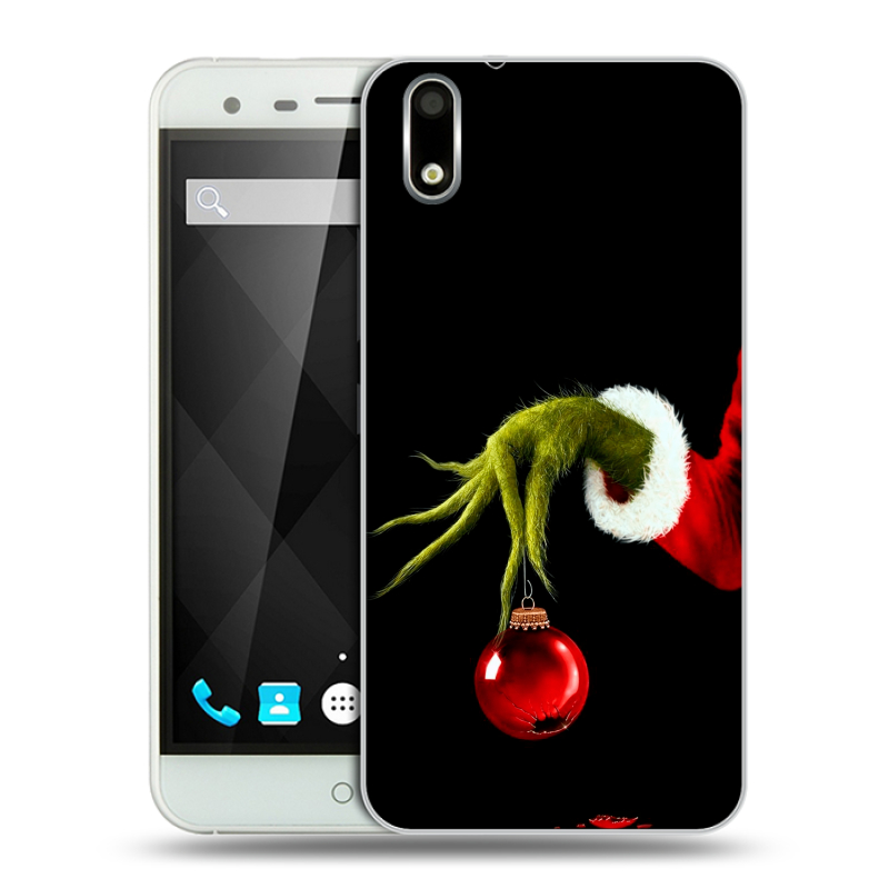Пластиковый чехол на Ulefone Paris с принтом Новый год Гринч Пластиковый чехол на Ulefone Paris с принтом Новый год Гринч