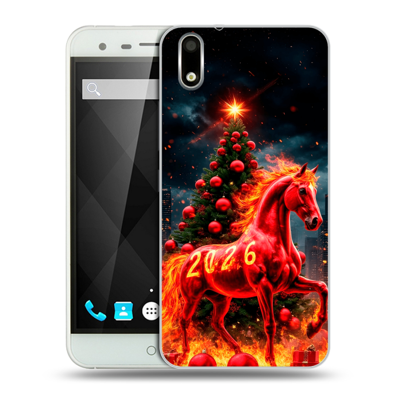 Пластиковый чехол на Ulefone Paris с принтом Новый год Пластиковый чехол на Ulefone Paris с принтом Новый год