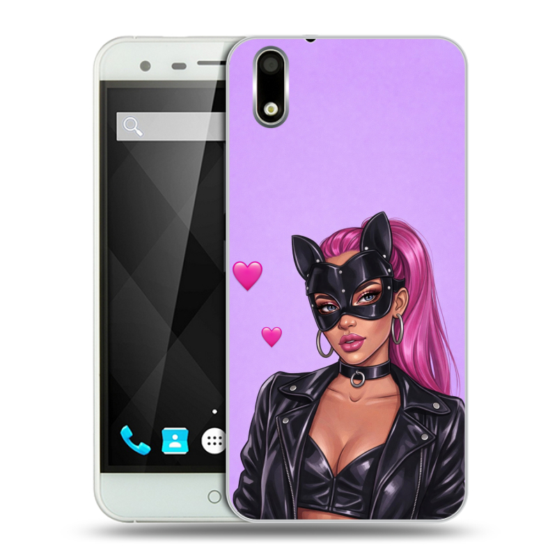 Пластиковый чехол на Ulefone Paris с принтом женский Пластиковый чехол на Ulefone Paris с принтом женский
