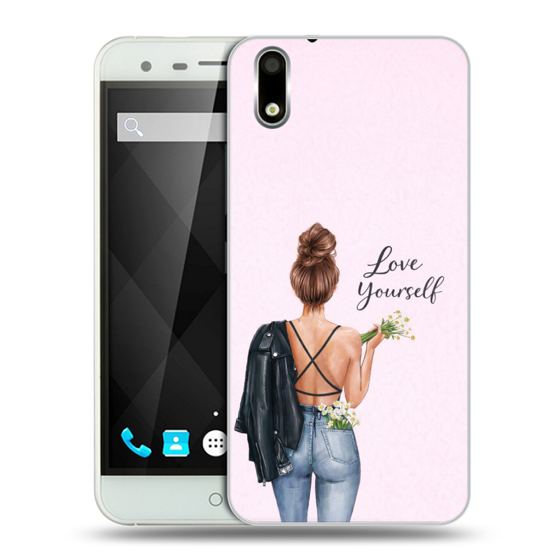 Пластиковый чехол на Ulefone Paris с принтом женский Пластиковый чехол на Ulefone Paris с принтом женский
