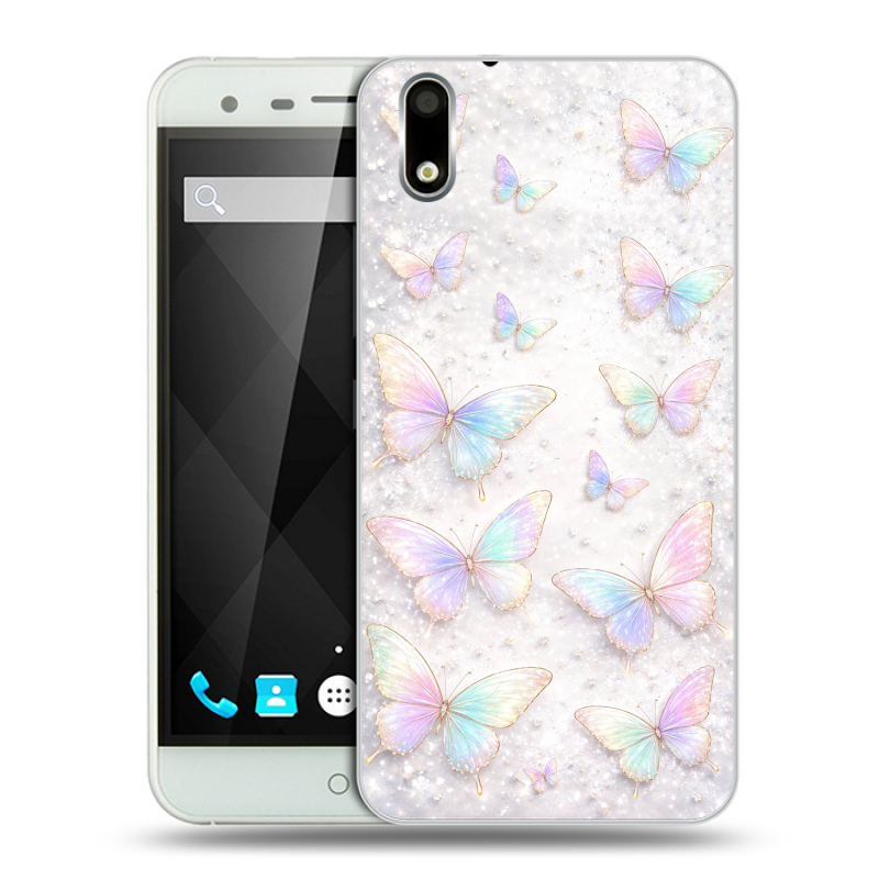 Пластиковый чехол на Ulefone Paris с принтом женский Пластиковый чехол на Ulefone Paris с принтом женский