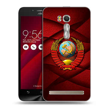 Пластиковый чехол на ASUS ZenFone Go 5.5 с принтом Герб СССР